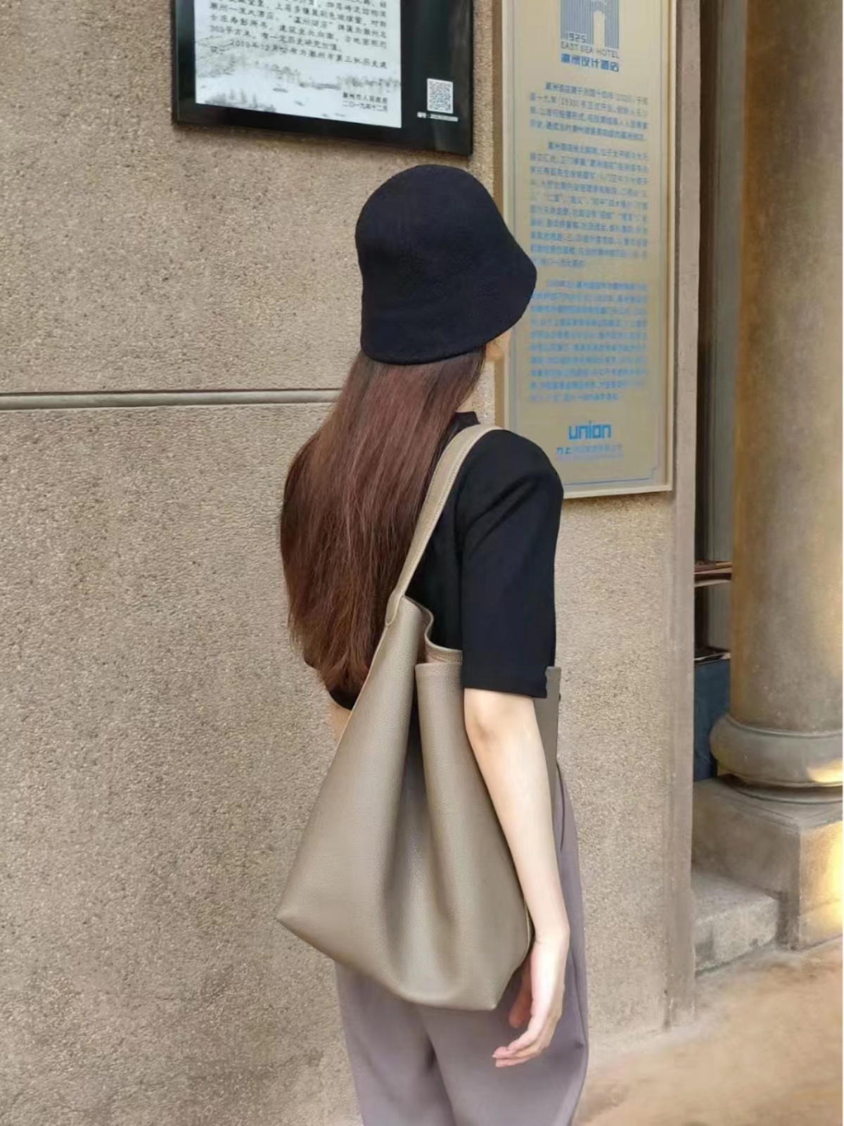 Bucket Bag Suede - 2025 New Korean Style Large Capacity