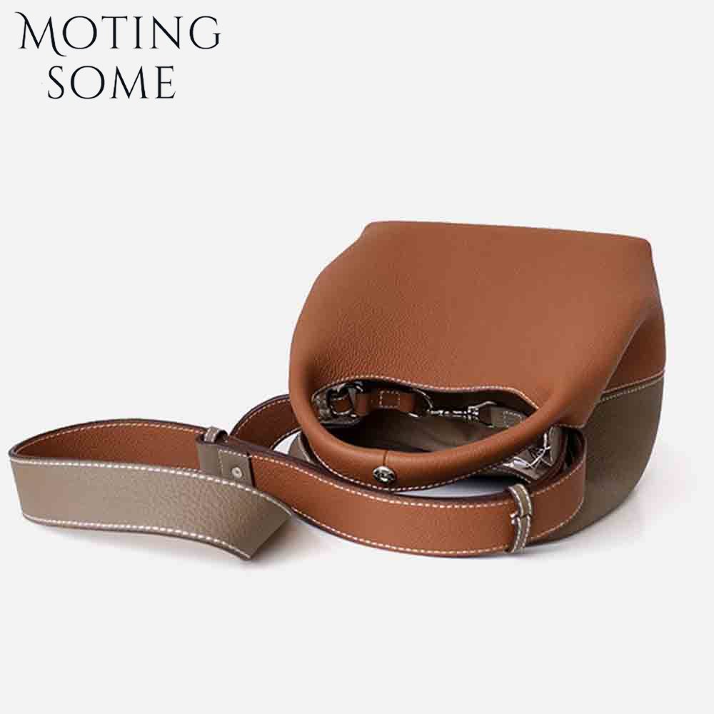 Motingsome Patchwork Style Wom - Bucket Bag Suede ulasan dan harga
