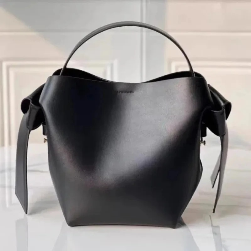 26 SS Women Genuine Leather Bo - Bucket Bag Suede ulasan dan harga