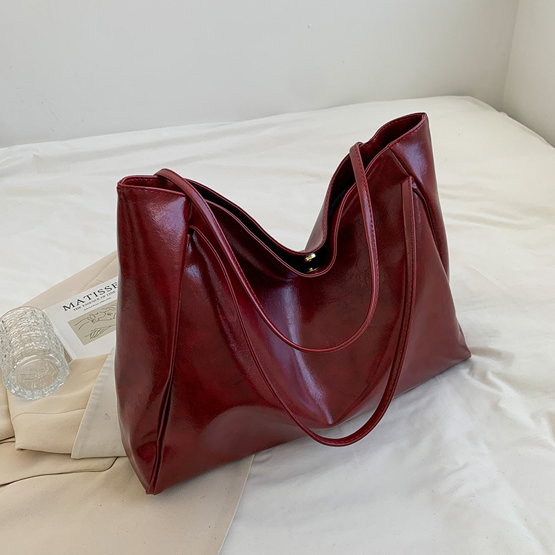Women Tote Bag Fashion Underar - Bucket Bag Suede ulasan dan harga