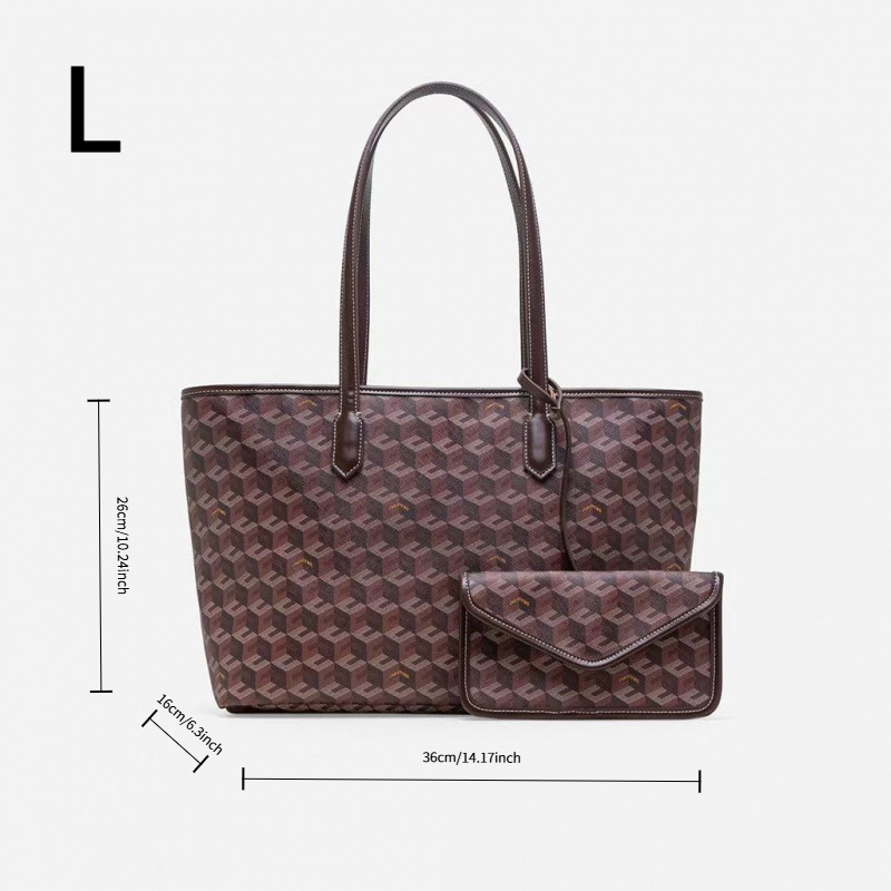 Large Capacity Geometric Print - Luxury Bags Goyard ulasan dan harga
