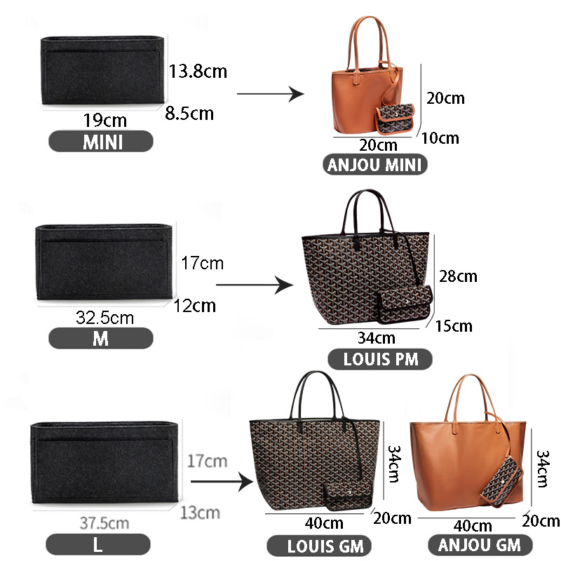 Backpack Organizer Insert Fits - Luxury Bags Goyard ulasan dan harga