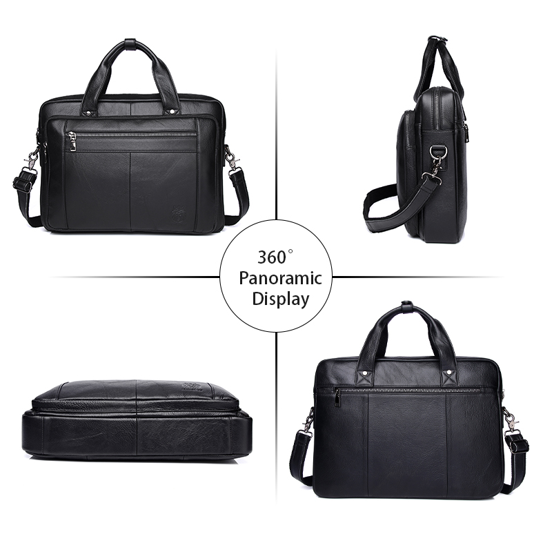SCHLATUM Genuine Leather Bussi - Luxury Bags For Laptop ulasan dan harga