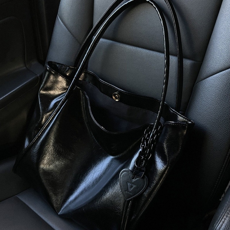 2026 Dark Cupid's New Heart-Sh - Bucket Bag Suede ulasan dan harga