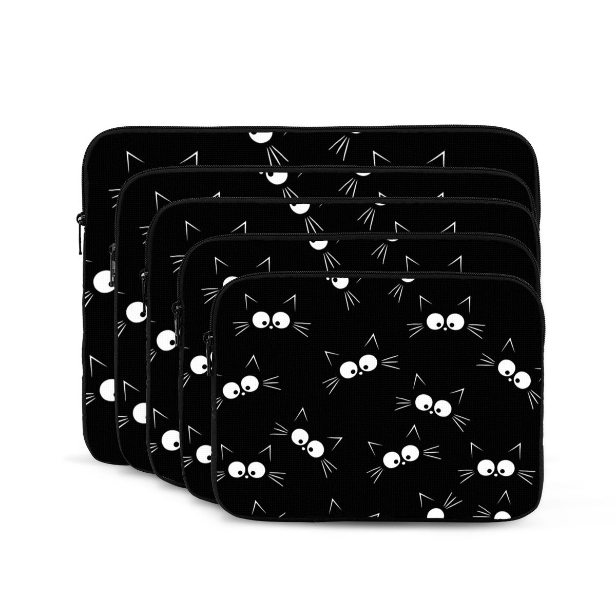 Cute Black Cat Pattern Noteboo - Luxury Bags Laptop ulasan dan harga