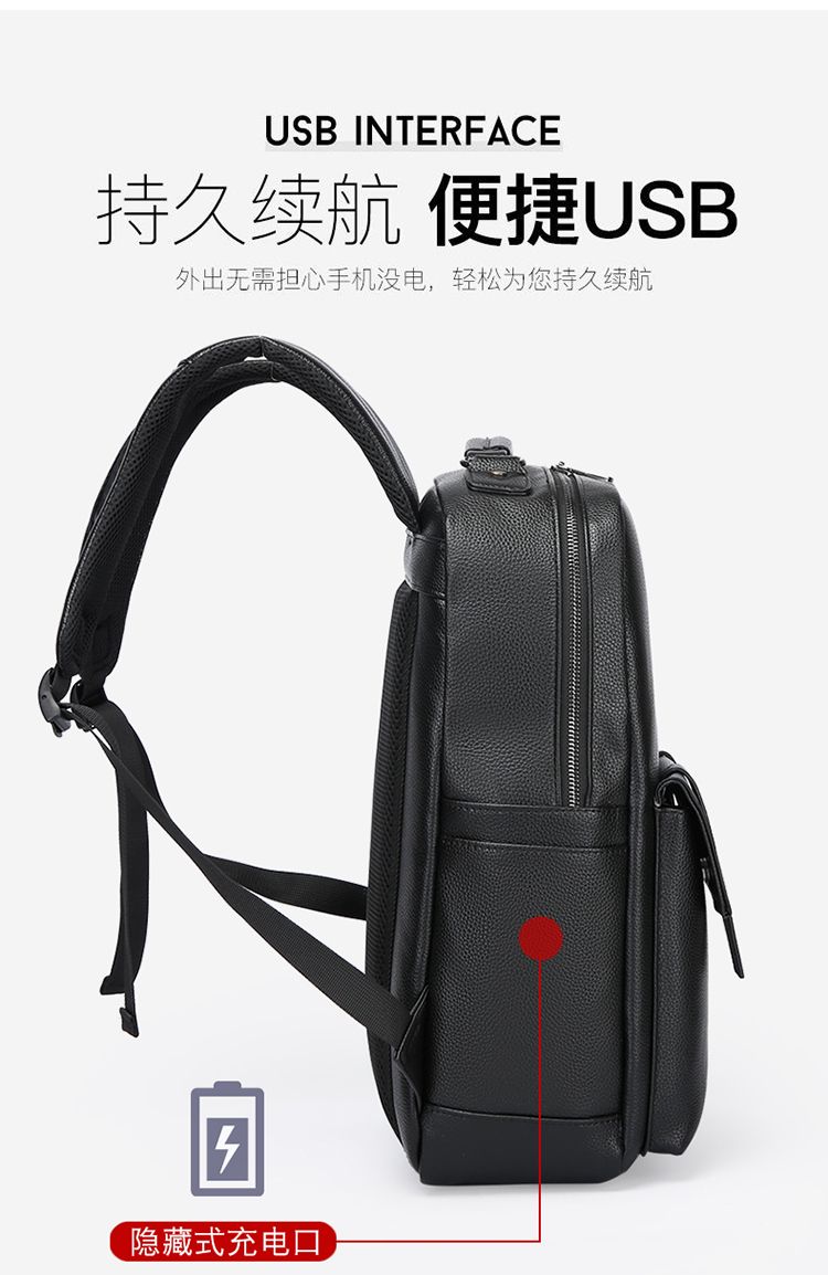 Men's luxury leather backpack  - Luxury Bags Laptop ulasan dan harga